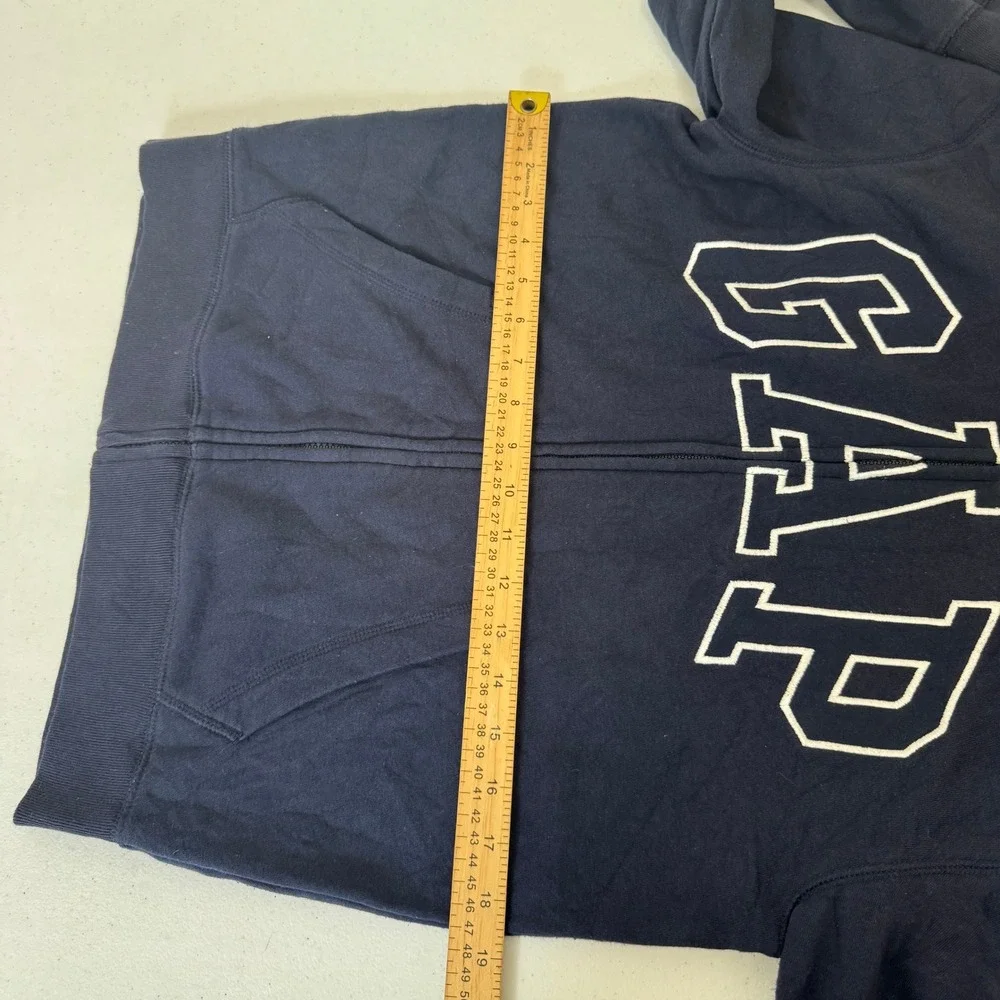 Gap Kids Navy Blue Full Zip Logo Hoodie Sweatshirt XXL 5343